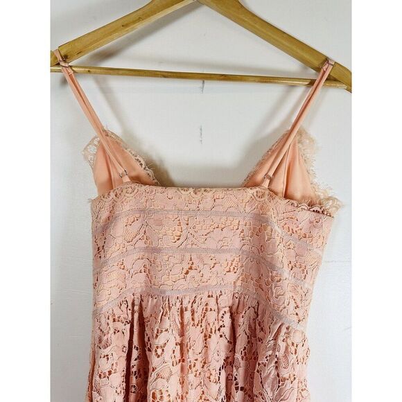 NBD REVOLVE Give It Up Light Pink Lace Mini Dress Woman’s Small NWT - Picture 15 of 16